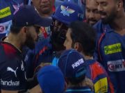 Another ugly face-off between Kohli and Gambhir during IPL game, both fined 100% match fees