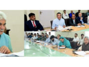 Lt Governor chairs a review meeting of Agriculture Production Department