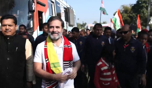 Congress Bharat Jodo Nyay Yatra resumes from Boginadi in Assam