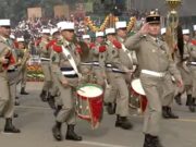 French Rafales, marching contingent take part in Republic Day parade