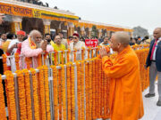 “Amazing, unforgettable, supernatural moment”: Yogi Adityanath greets people on reaching Shri Ram Janambhoomi Mandir