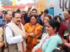 Dr Jitendra Singh meets devotees reaching Ayodhya by Special Train from Katra